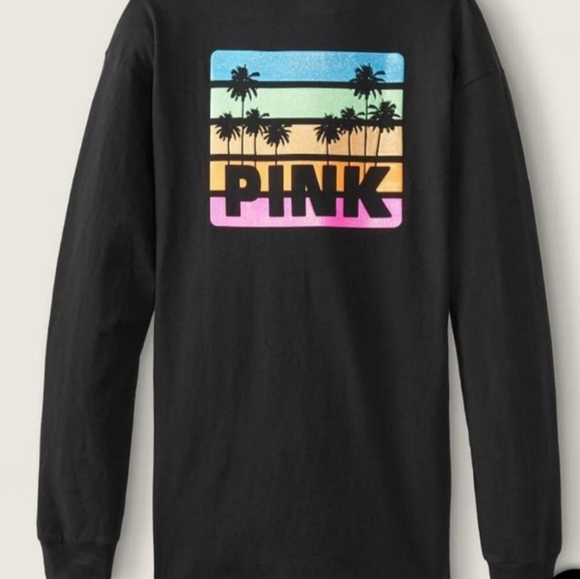🌴 new Victoria's Secret PINK bling campus tee - Picture 6 of 7